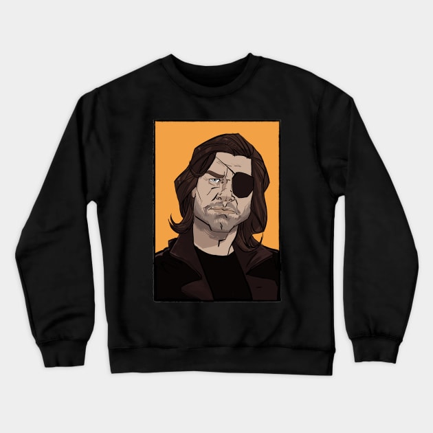 Kurt Russell (Snake) Crewneck Sweatshirt by markodjeska